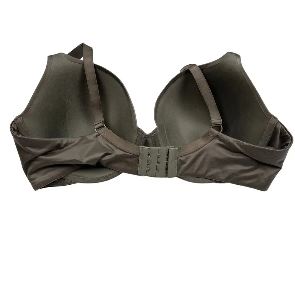 Victoria's Secret Bra Womens 38D Lined Perfect Coverage T-Shirt Underwired Green